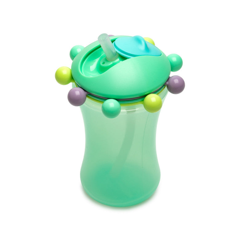 Melii Abacus Straw Sippy Cup 2pcs - Turquoise & Green - Laadlee