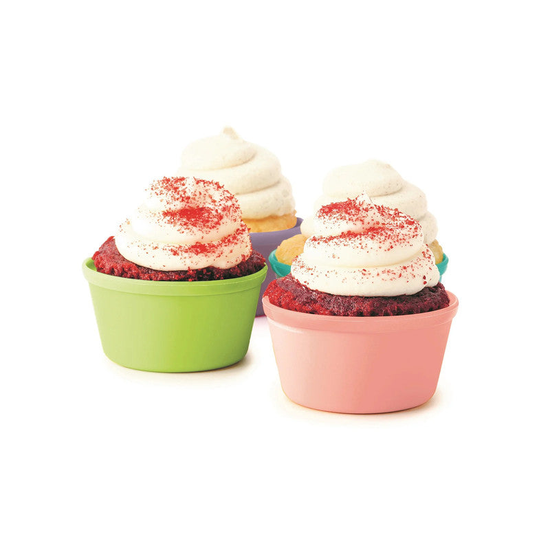 Melii Rainbow Silicone Food Cups - Laadlee