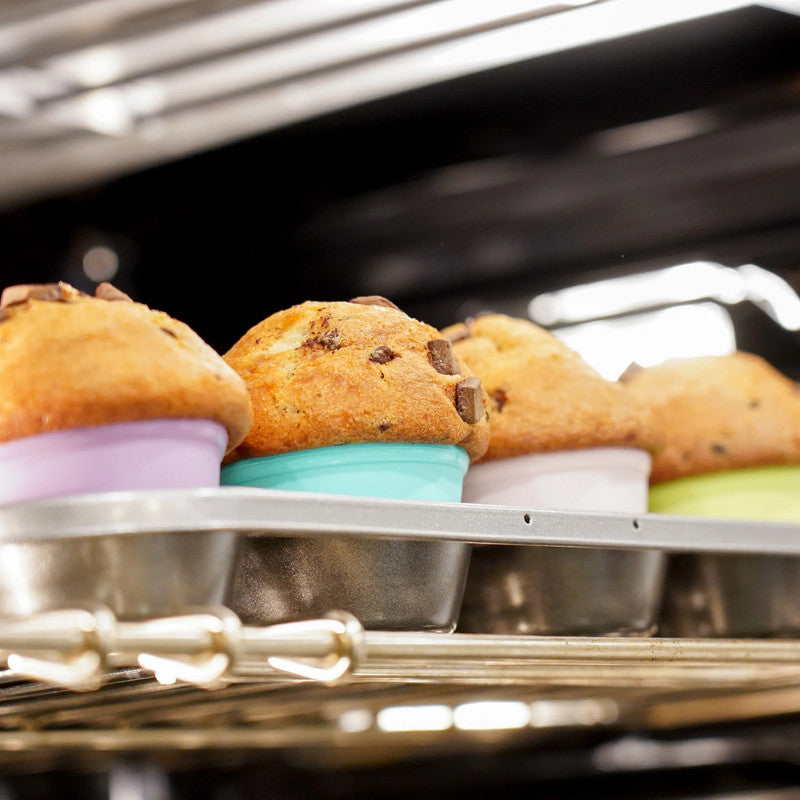 Melii Rainbow Silicone Food Cups - Laadlee