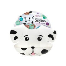 Melii Silicone Bib - Dog Dalmation - Laadlee