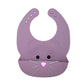 Melii Silicone Bib - Purple Cat - Laadlee