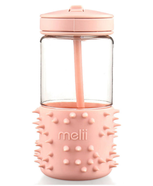 Melii Spikey Water Bottle 17oz - Pink - Laadlee