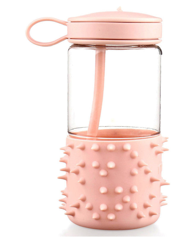 Melii Spikey Water Bottle 17oz - Pink - Laadlee