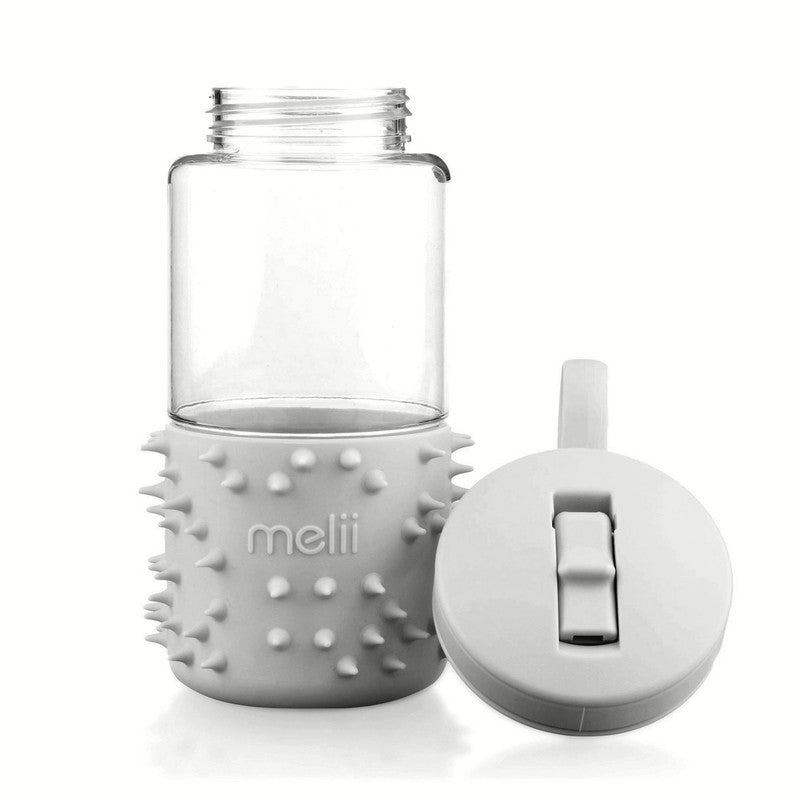 Melii Spikey Water Bottle 17oz - Grey - Laadlee