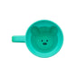 Melii Silicone Mug Bear - Turquoise - Laadlee