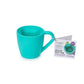 Melii Silicone Mug Bear - Turquoise - Laadlee