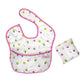 Melii Fold Up Bib With Scoop - Bulldog (2pcs) - Laadlee