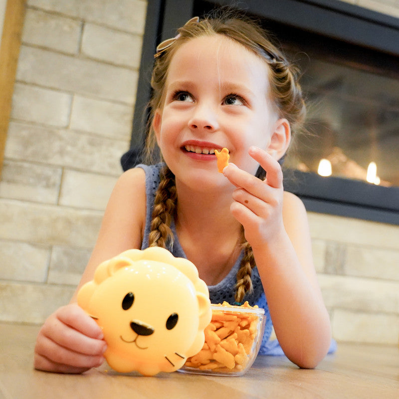 Melii Snack Container - Lion - Laadlee