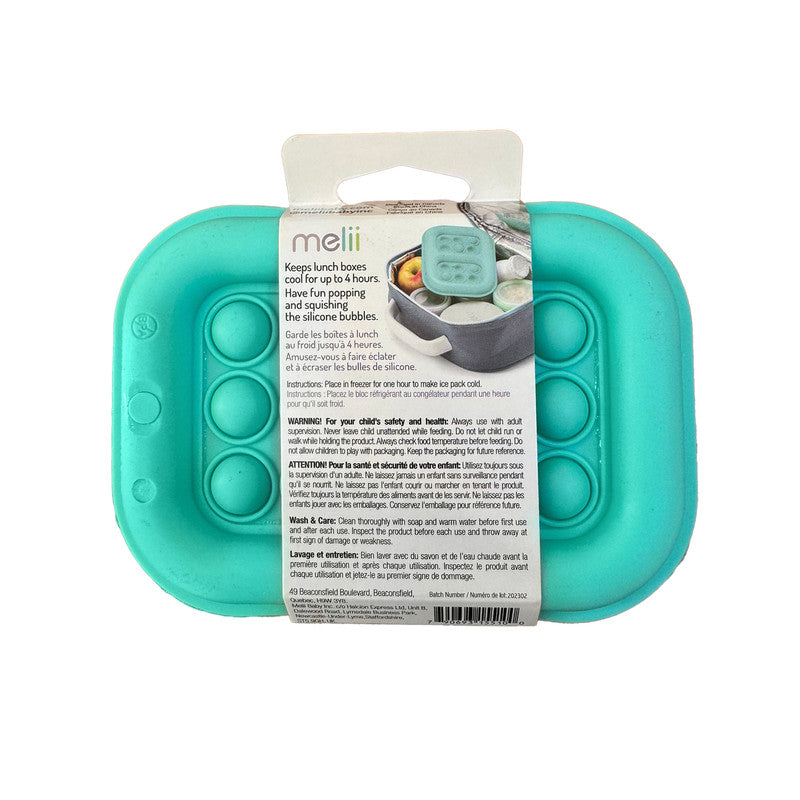 Melli Silicone Pop-It Ice Pack - Turquoise - Laadlee