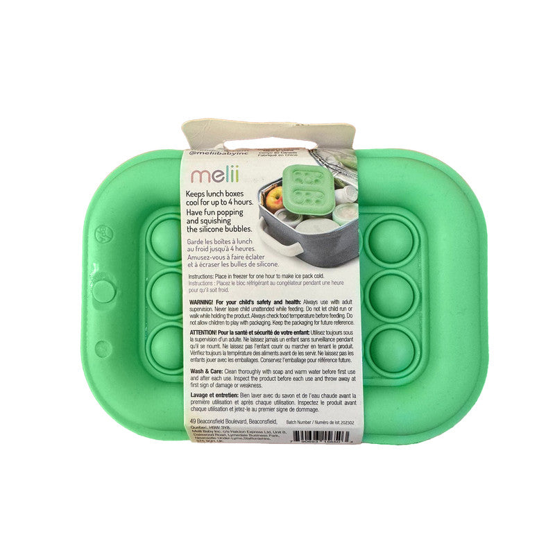 Melii Silicone Pop-It Ice Pack - Green - Laadlee