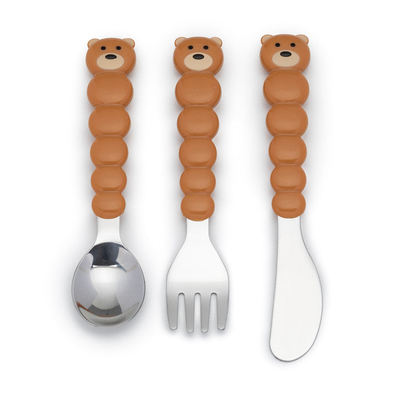 Melii Utensil Set - 2 pcs - Bear & Shark - Laadlee