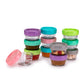 Melii Glass Food Storage Container 2oz - 12pcs - Laadlee