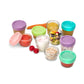 Melii Glass Food Storage Container 4oz & 2oz - 12pcs - Laadlee