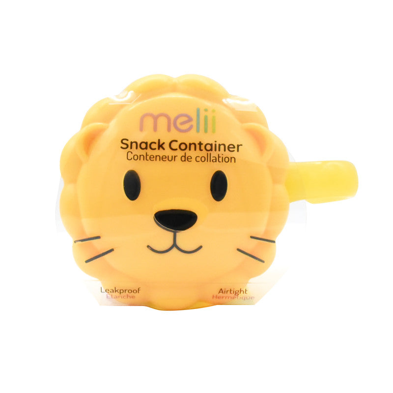 Melii Snack Container With Finger Trap - Lion - Laadlee