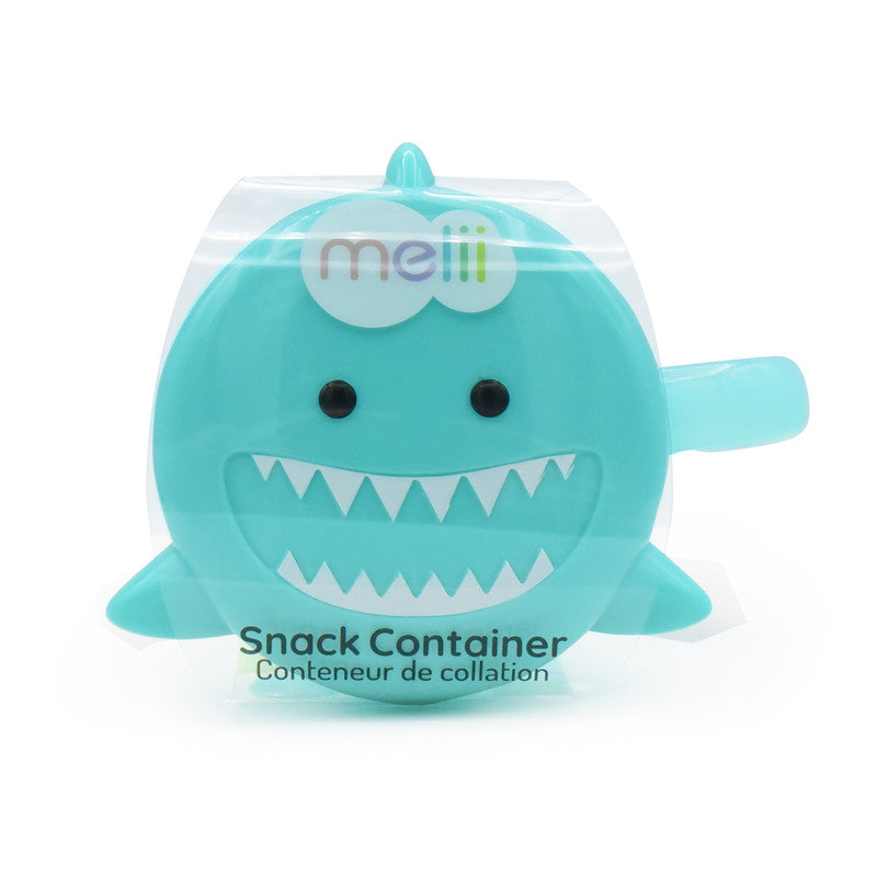 Melii Snack Container With Finger Trap - Shark - Laadlee