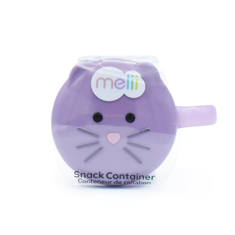 Melii Snack Container With Finger Trap - Cat - Laadlee