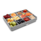 Melii Snackle Food Storage Container With Removable Divider - Grey - Laadlee