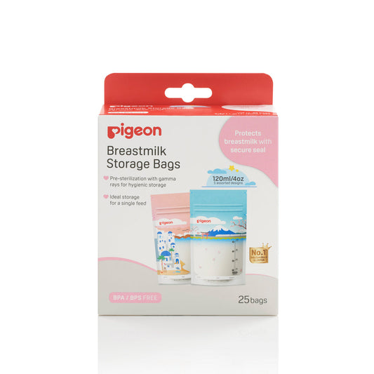 Pigeon Breastmilk Storage 25 Bags - 120ml