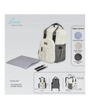 Moon Luca Diaper Backpack - Grey