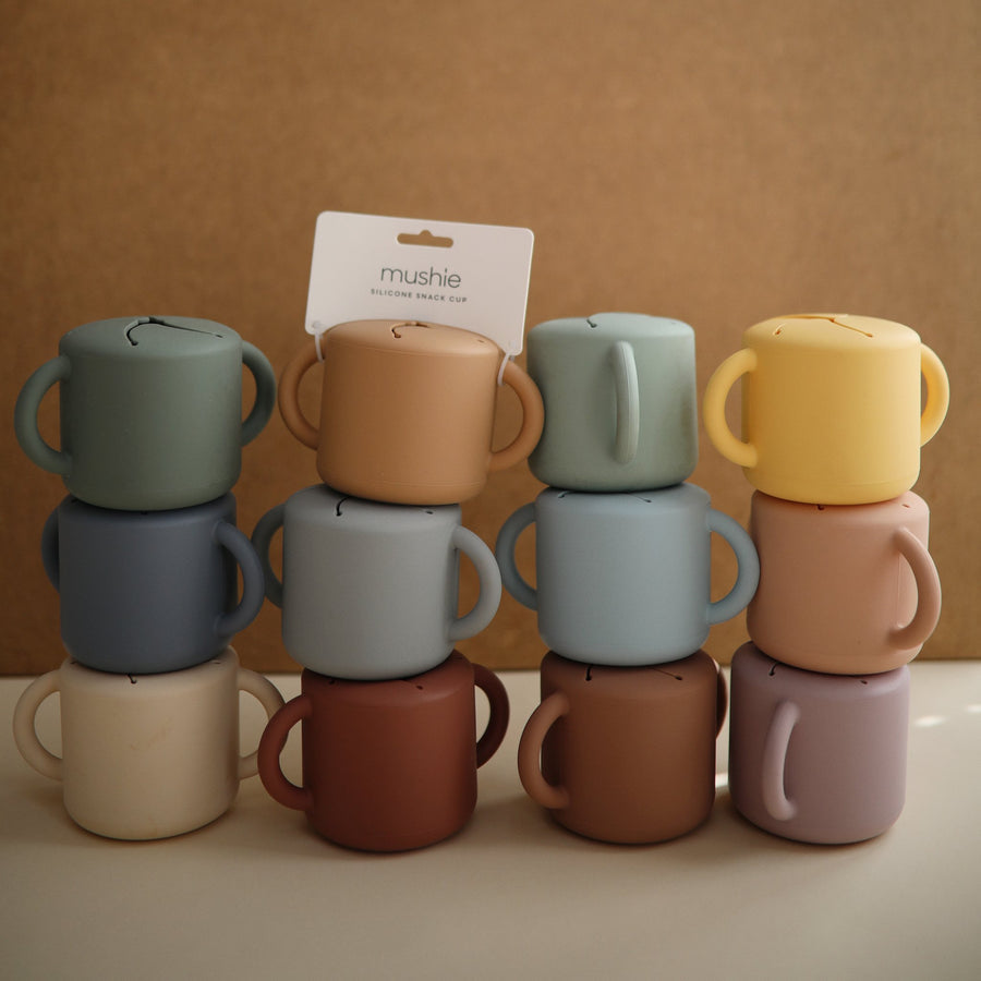 Mushie Silicone Snack Cup Woodchuck - Laadlee