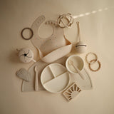 Mushie Silicone Plate Ivory - Laadlee