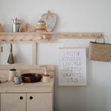 Mushie Poster Large Alphabet International - Laadlee