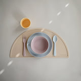 Mushie Dinner Bowl Round Soft Lilac - Laadlee