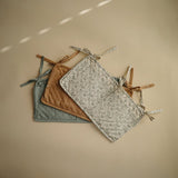 Mushie Crib Pocket Roman Green - Laadlee