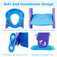 Pikkaboo EasyGo+ Potty Training Seat with Step Ladder - Blue & Purple