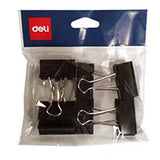 Deli Binder Clip 41mm 6Pcs Dl-41MM-6P