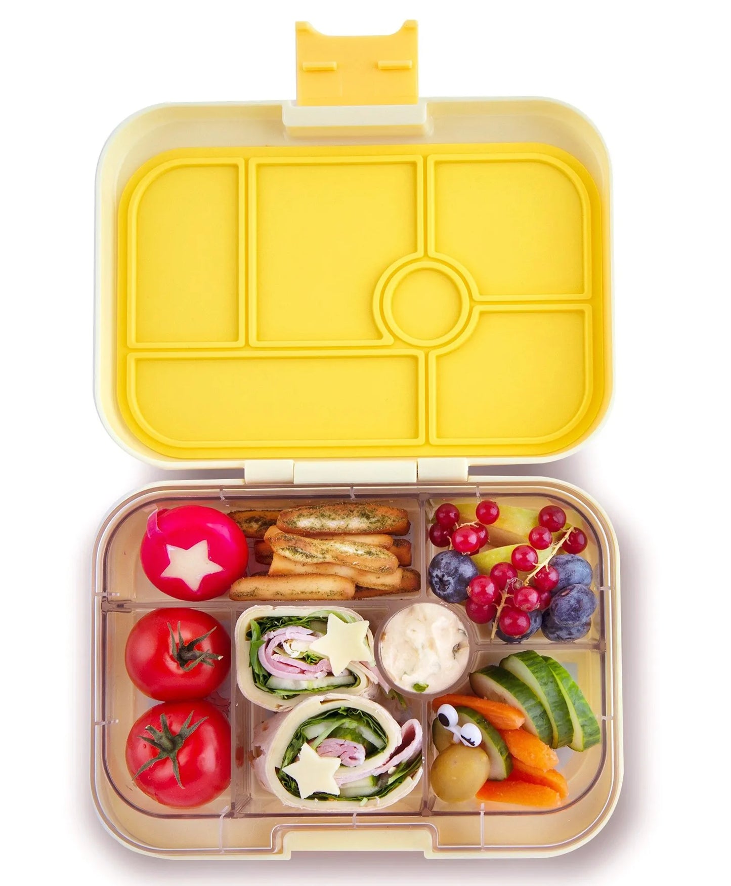 Yumbox 6 Compartment Lunch Box - Sunburst Yellow