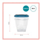 Babymoov Babybols Airtight Food Storage Containers 250ml - Pack of 6