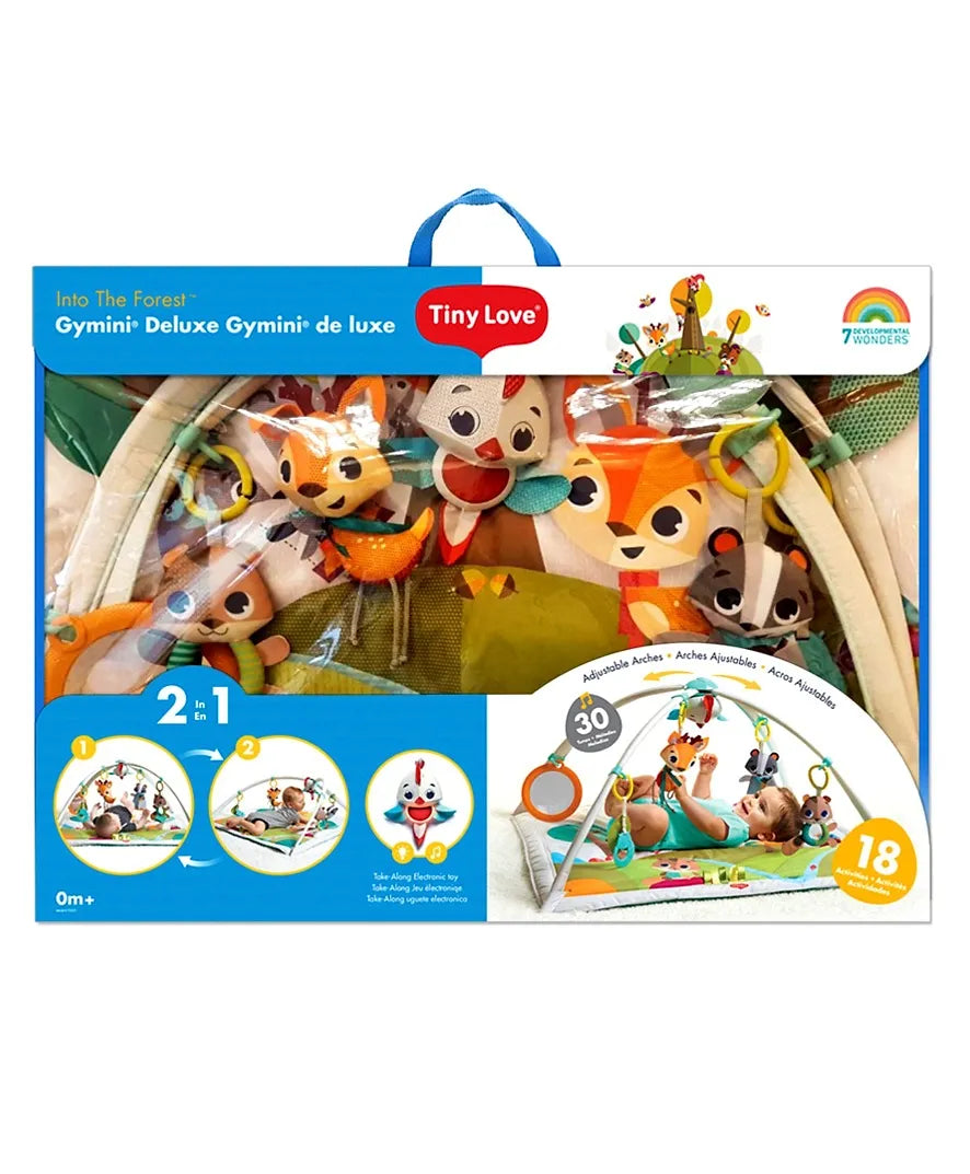 Tiny Love Play Gym Deluxe With Music & Light- Into The Forest - Laadlee