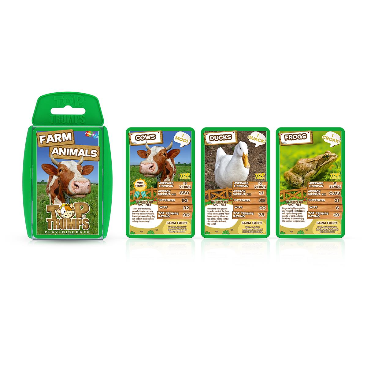 Winning Moves Top Trumps Farm Animals Card