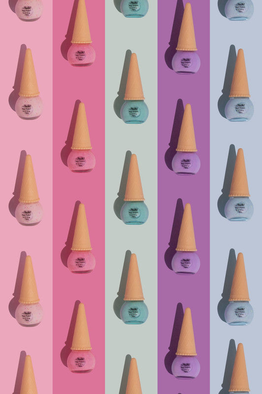 Shush! Ice Cream Cone Nail Polish Set - Laadlee