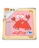 Viga Handy Flat Puzzle - Crab