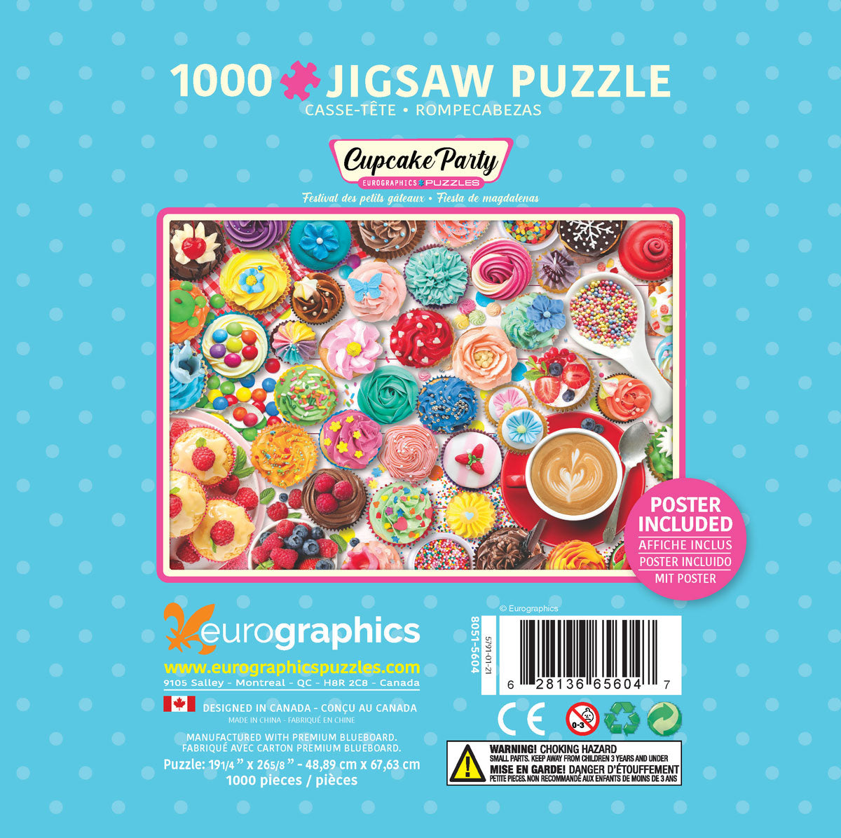 EuroGraphics Cupcake Party - 1000Pcs