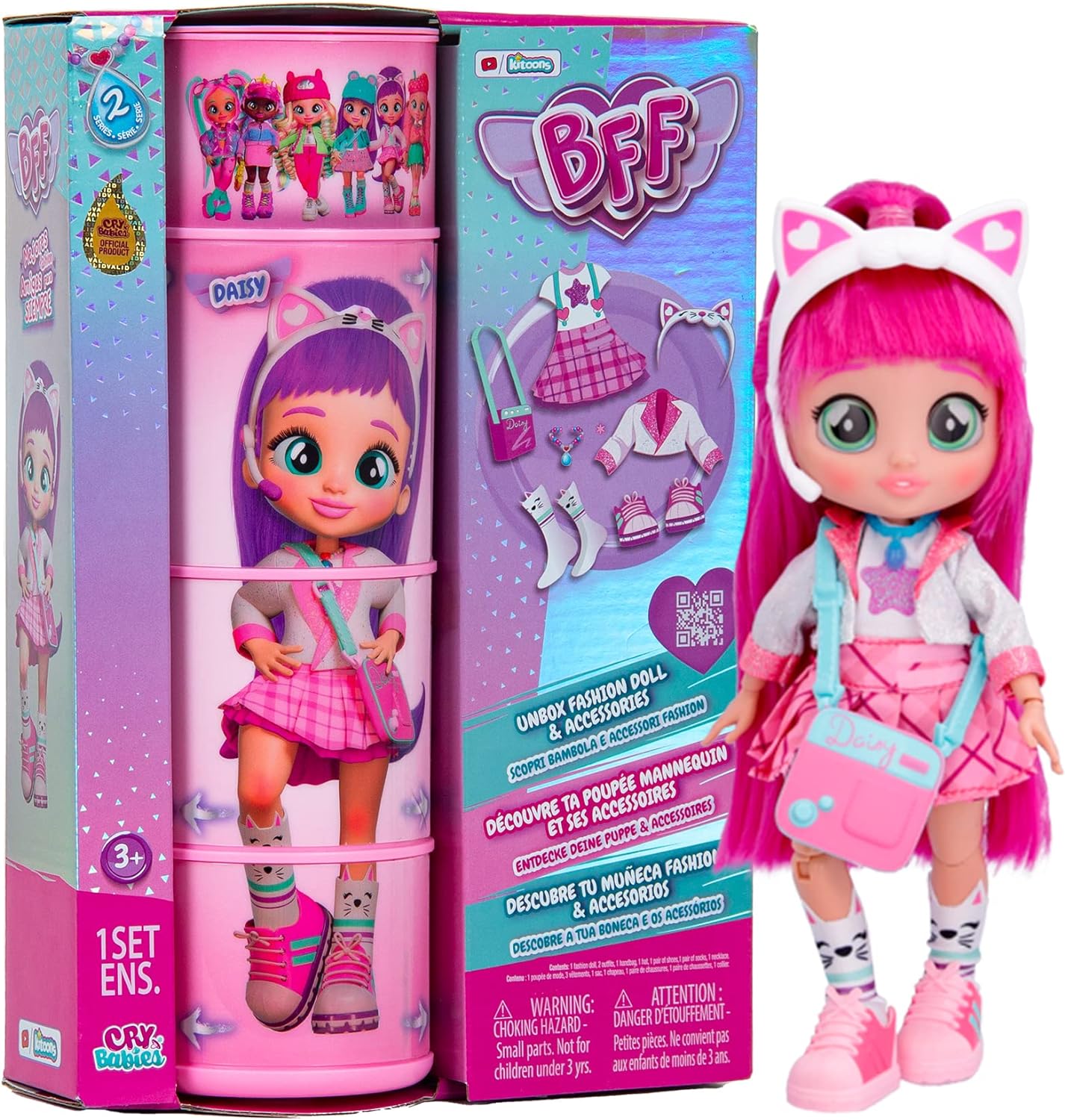 Cry Babies BFF Doll - Daisy