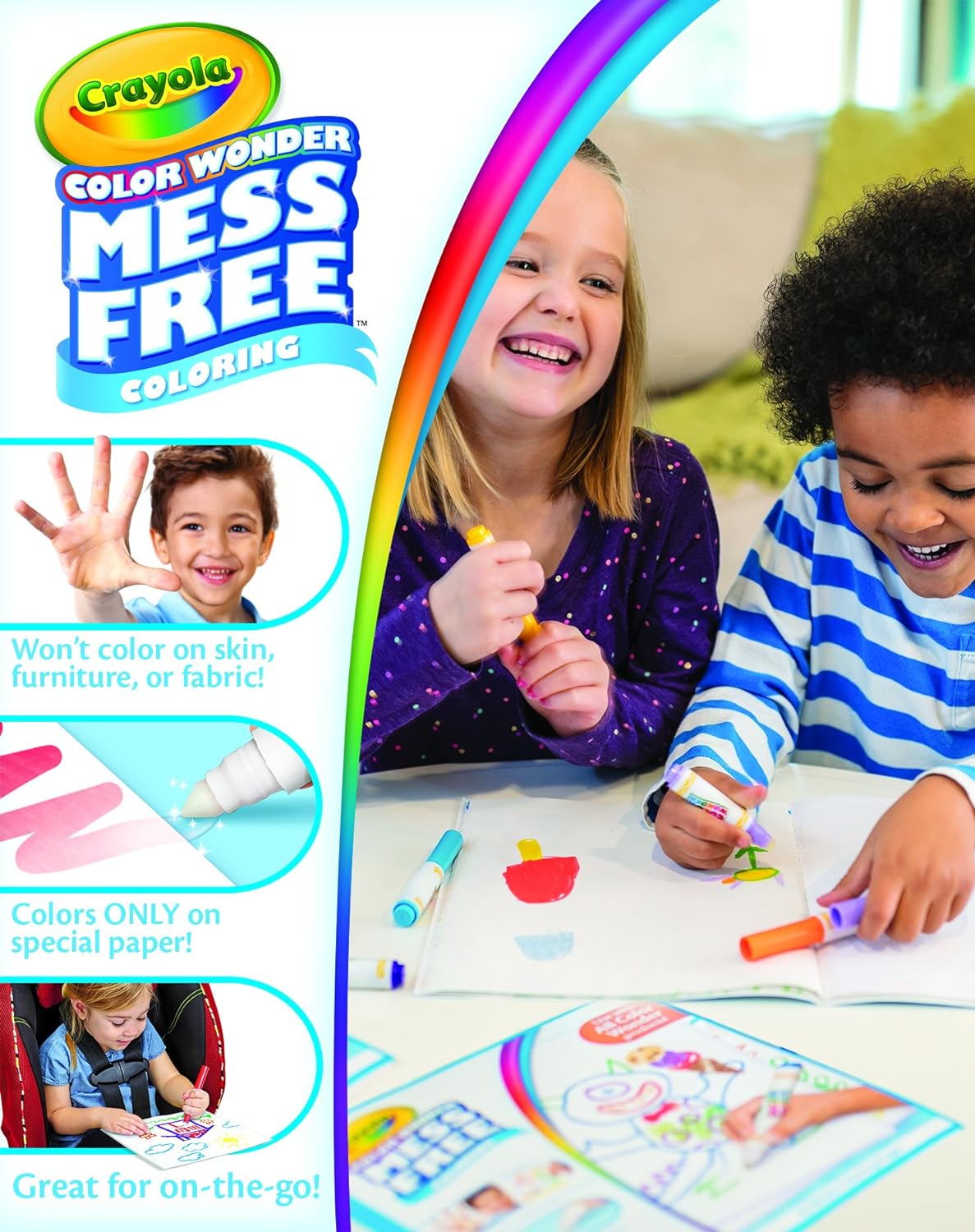 Crayola Color Wonder Mini Markers - Pack of 10 - Laadlee