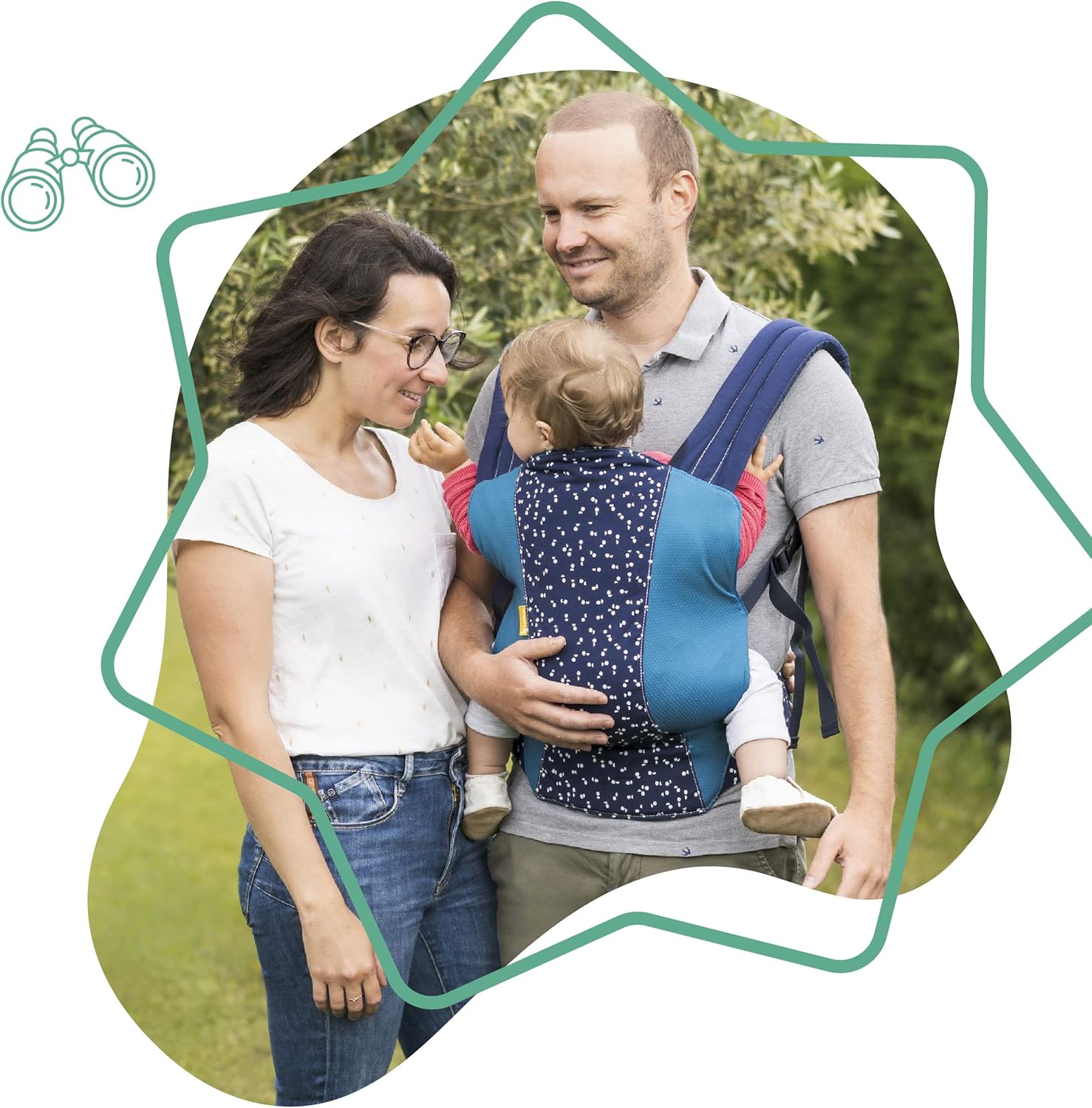Badabulle Ergonomic Baby Carrier 0-15kg - Laadlee