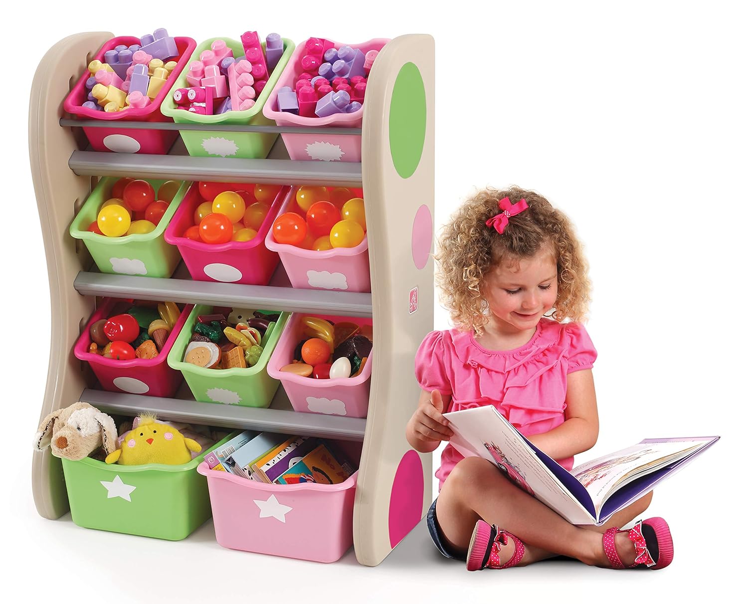 Step2 Fun Time Room Organizer - Pink - Laadlee