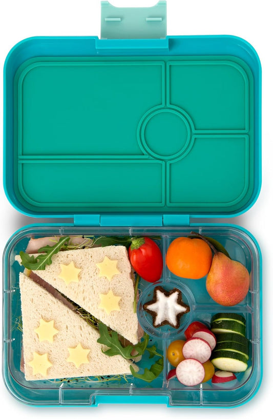 Yumbox Tapas 4 Compartment Lunch Box Explore Tray - Antibes Blue