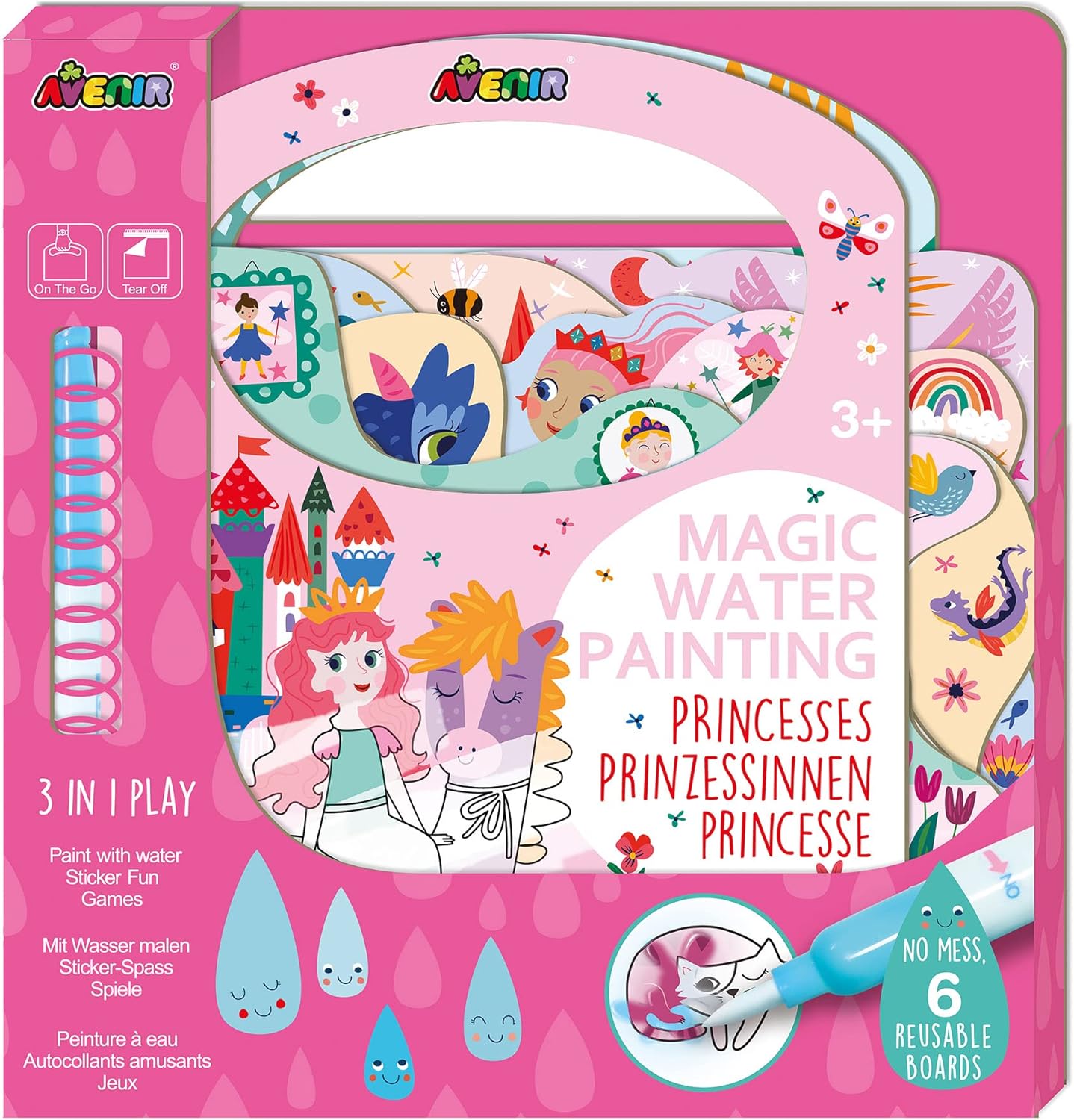 Avenir Magic Water Painting - Princesses - Laadlee