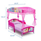 Delta Children Princess Toddler Canopy Bed - Us Size