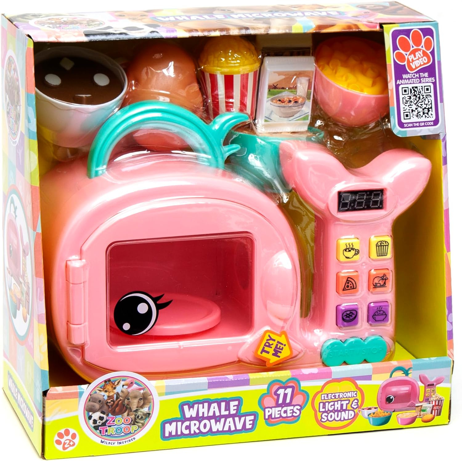 Zoo Troop Whale Microwave With Accessories - Laadlee