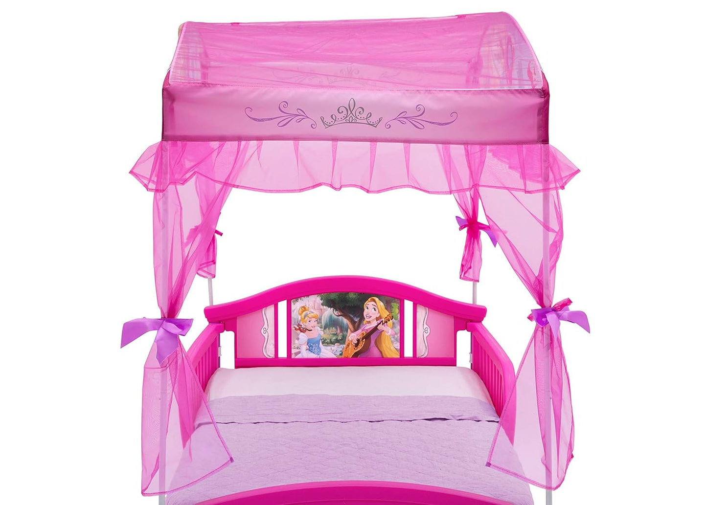 Delta Children Princess Toddler Canopy Bed - Us Size