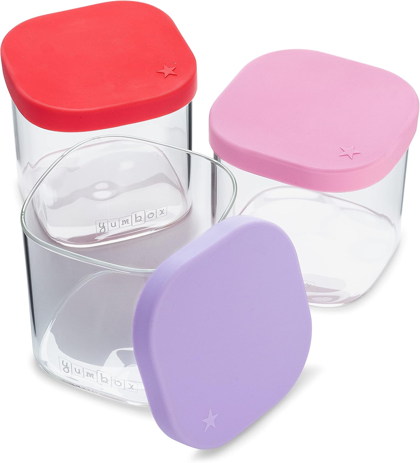 Yumbox Chop Chop Glass Cubes Juicy Set Of 3