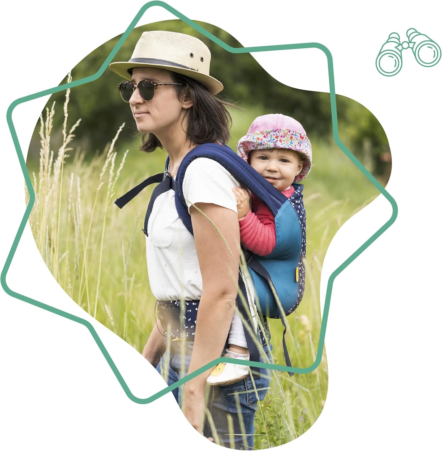 Badabulle Ergonomic Baby Carrier 0-15kg - Laadlee