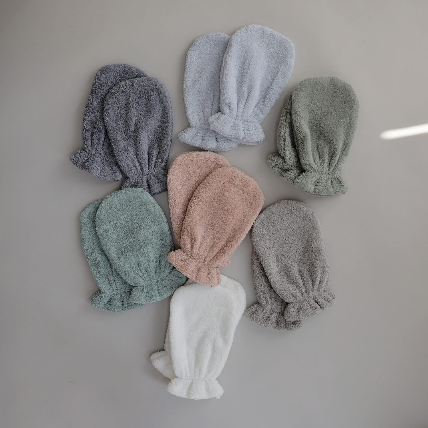 Mushie Bath Mitt 2-Pack Blush - Laadlee