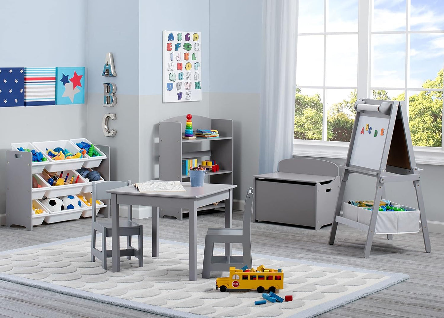 Delta Children Mysize Bookshelf - Grey